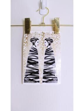 HUSH artist Asiatic Style Doubled Large Sticker Sheet